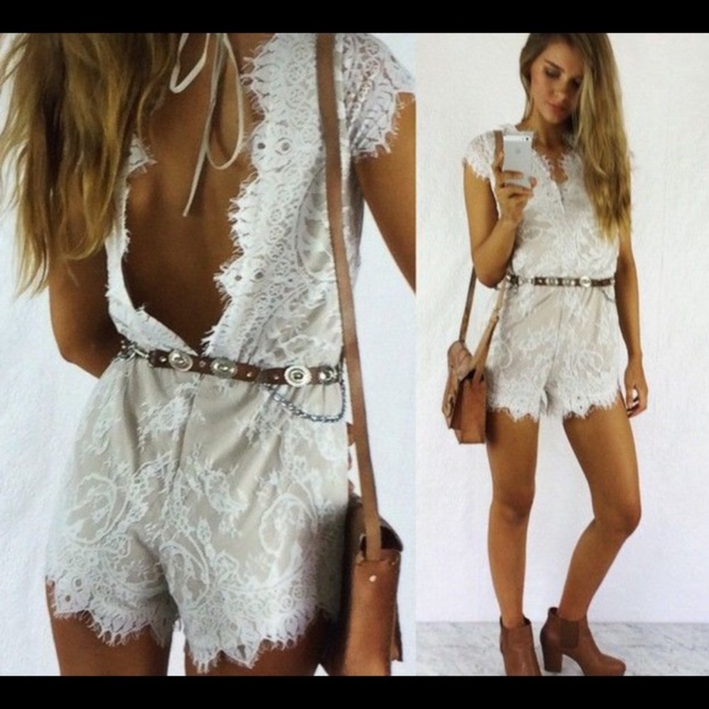Lace romper from Saboskirt
